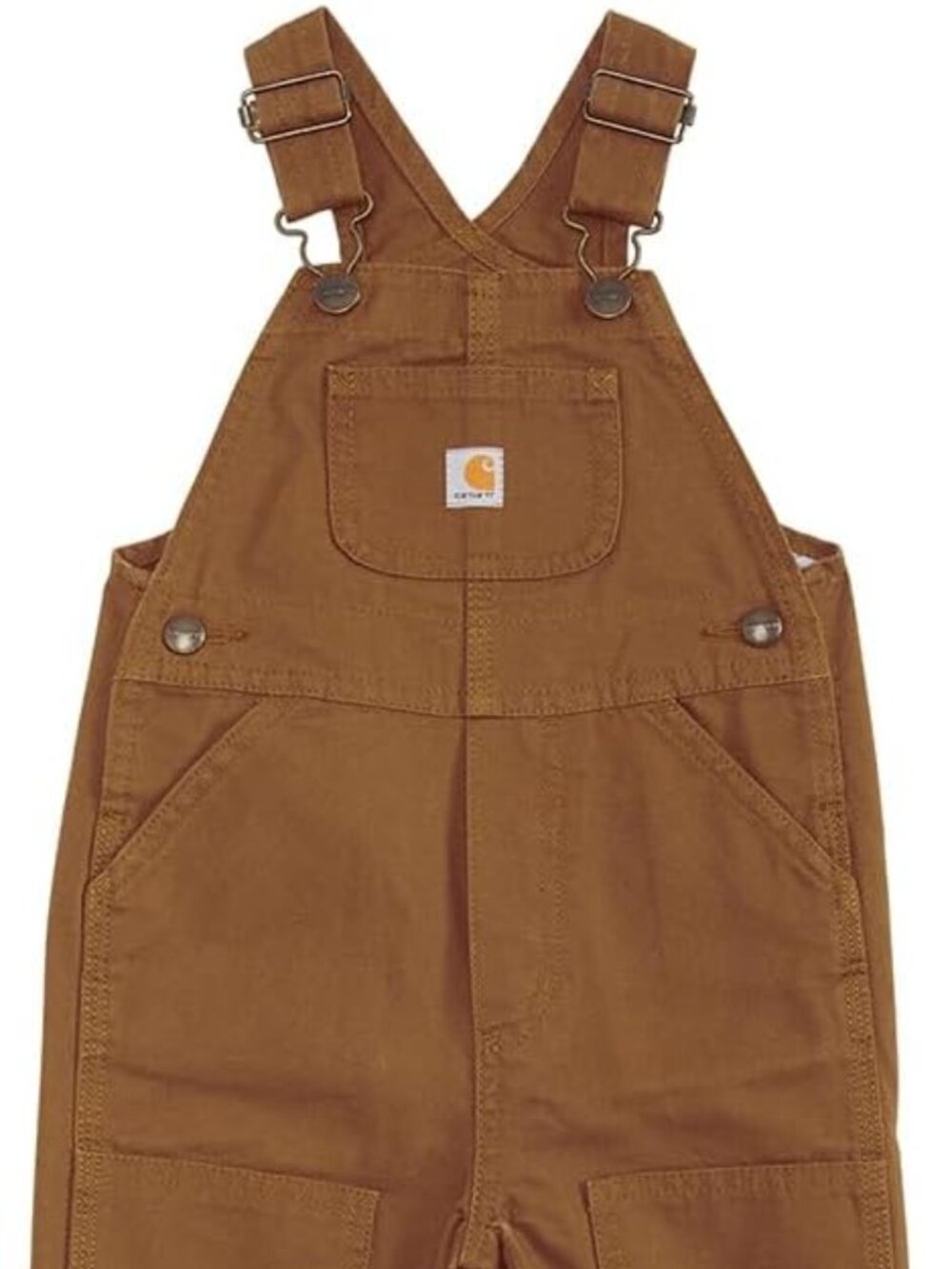 Carhartt Kids' 9M Canvas Bib Overall - Tan